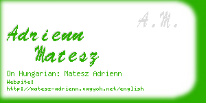 adrienn matesz business card